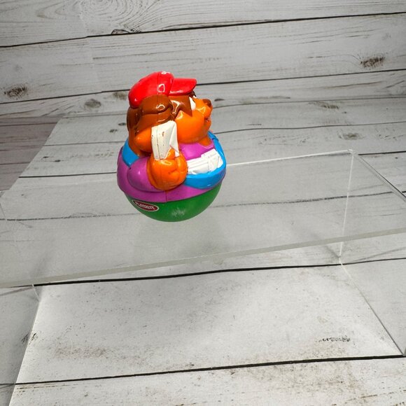 Vintage Playskool Weebles Mail Carrier Dog Figure 1990s Wobbly Toy Hasbro Mattel - Picture 2 of 6